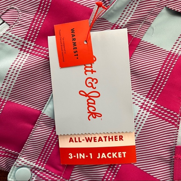 NWT baby toddler girl 3-in-1 warmest jacket coat Sz 12 months cat & jack - Picture 11 of 12